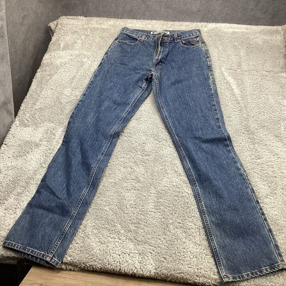 Harley-Davidson Men's 32x36 Traditional Fit Straight Leg Denim Jeans Blue